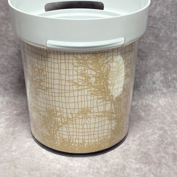 Vintage Thermo-Serv Ice Bucket Shadow Fern Pattern With Lid Barware USA - Picture 9 of 14